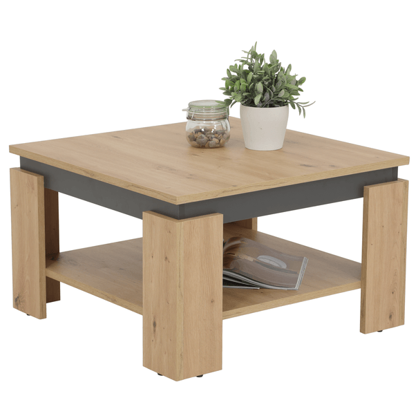 Konferenčný stolík IAN dub artisan/antracitová 1