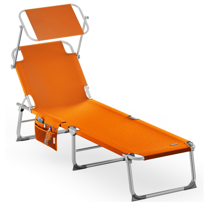 Záhradné ležadlo IBIZA oranžová 1