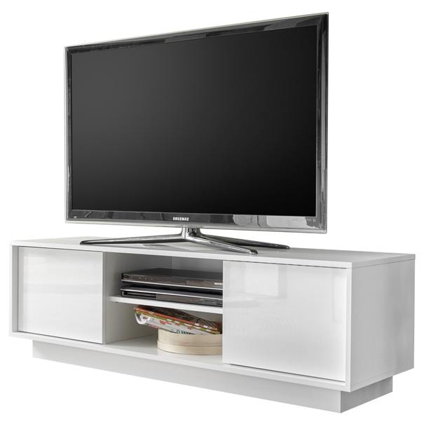 TV komoda ICE 1 biela lesklá 1