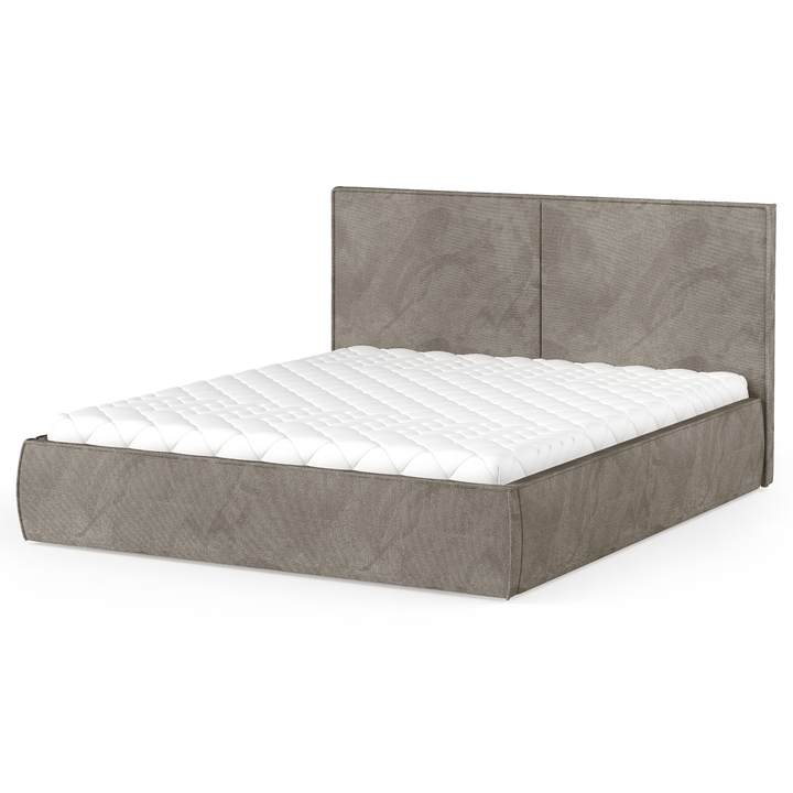 Posteľ s roštom ICOL sivohnedá, 140x200 cm 1