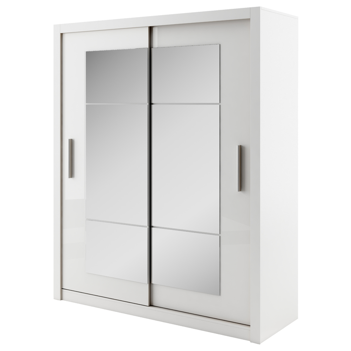 Šatníková skriňa IDEA 02 matná biela 1