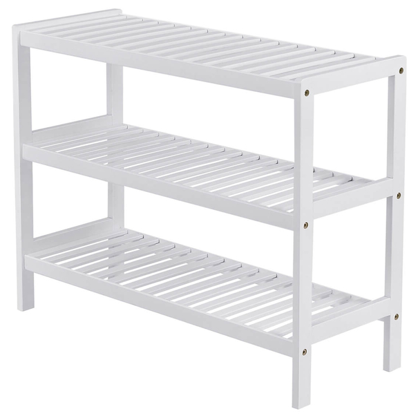 Polica na topánky IDEAL biela 1