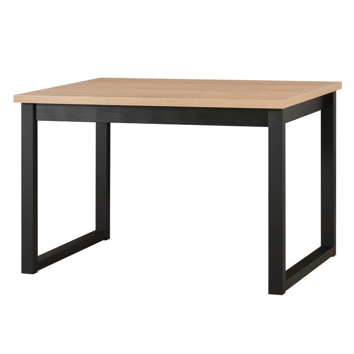 Jedálenský stôl IKOZ 3 dub sonoma/čierna, šírka 120 cm 1
