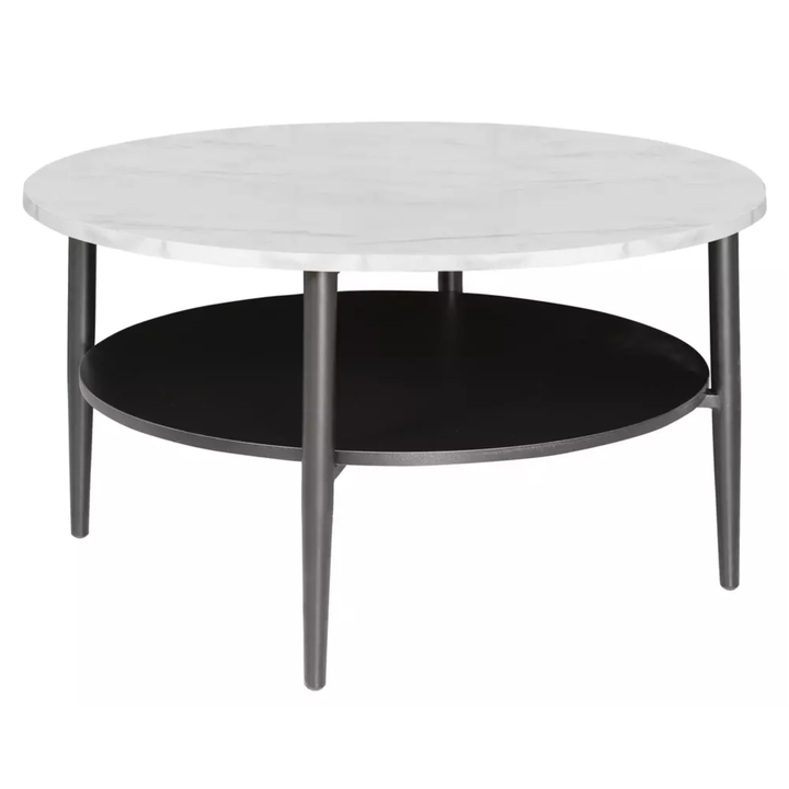 Konferenčný stolík ILLO biela/čierna 1