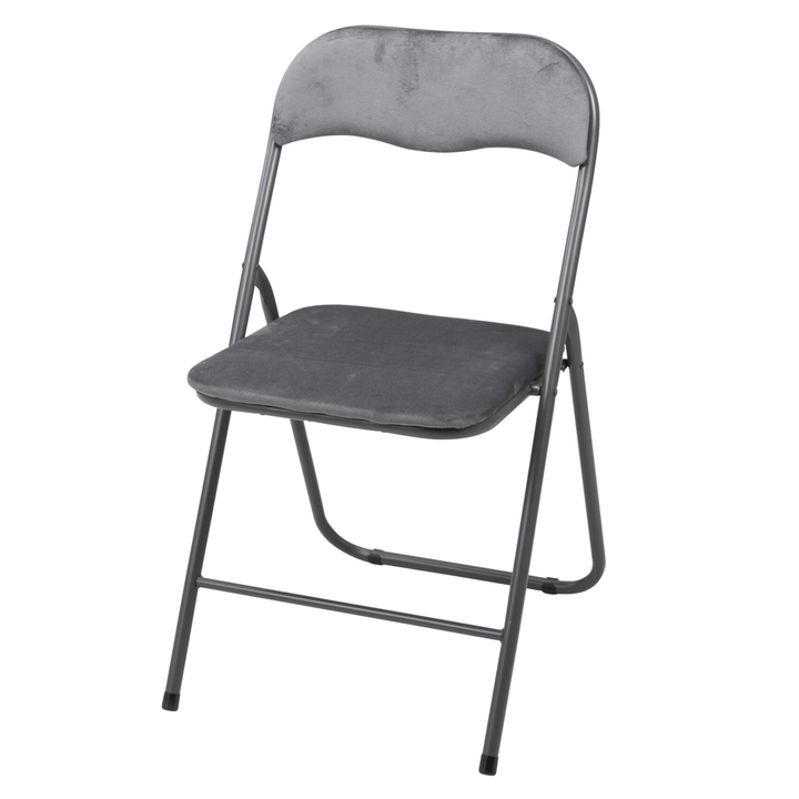 Skladacia stolička ILONA sivá 1