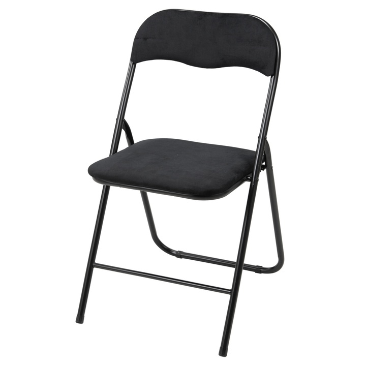 Skladacia stolička ILONA čierna 1