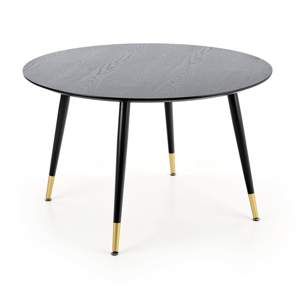 Jedálenský stôl IMBUS čierna/zlatá 1