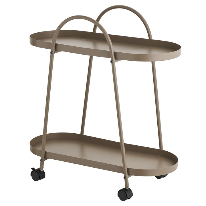 Servírovací vozík IMPULA hnedá 1
