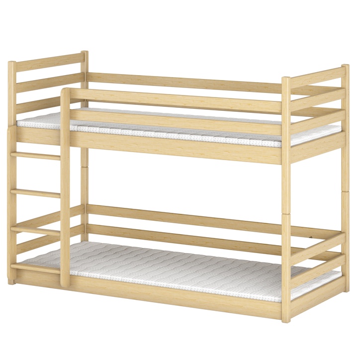 Poschodová posteľ INMI borovica, 90x200 cm 1