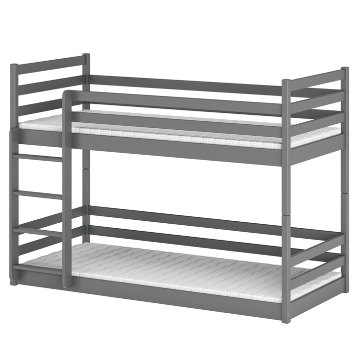 Poschodová posteľ INMI grafitová, 80x200 cm 1