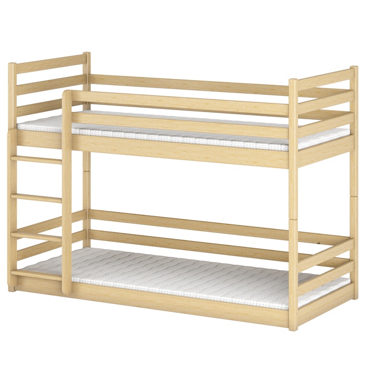 Poschodová posteľ INMI borovica, 80x200 cm 1
