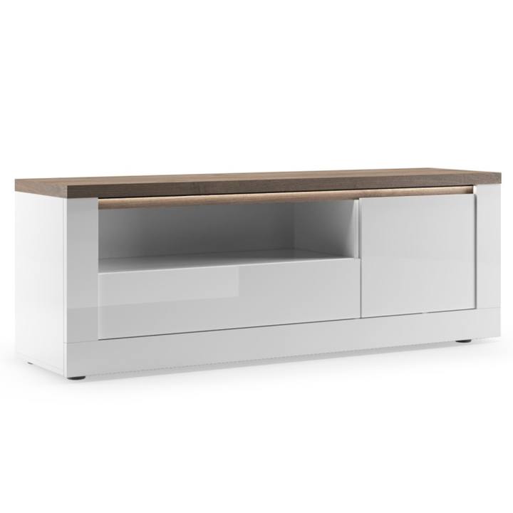 TV komoda ISCHIA 10 dub mercure/biela, šírka 160 cm 1
