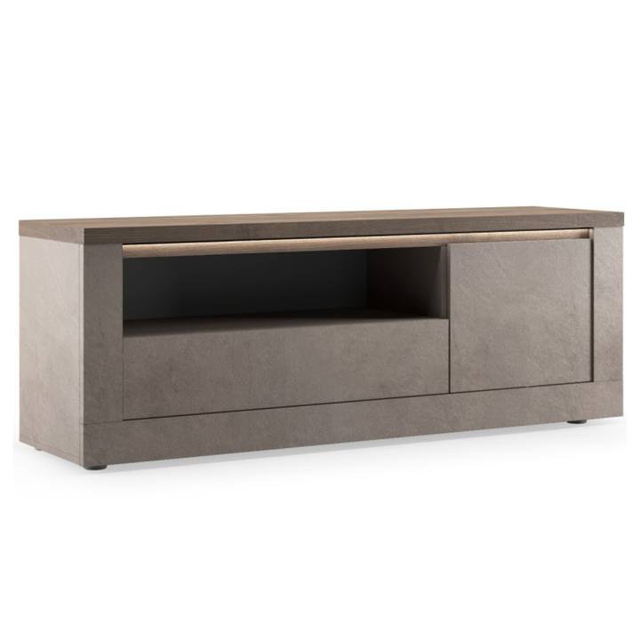 TV komoda ISCHIA 10 dub mercure/bronzová, šírka 160 cm 1