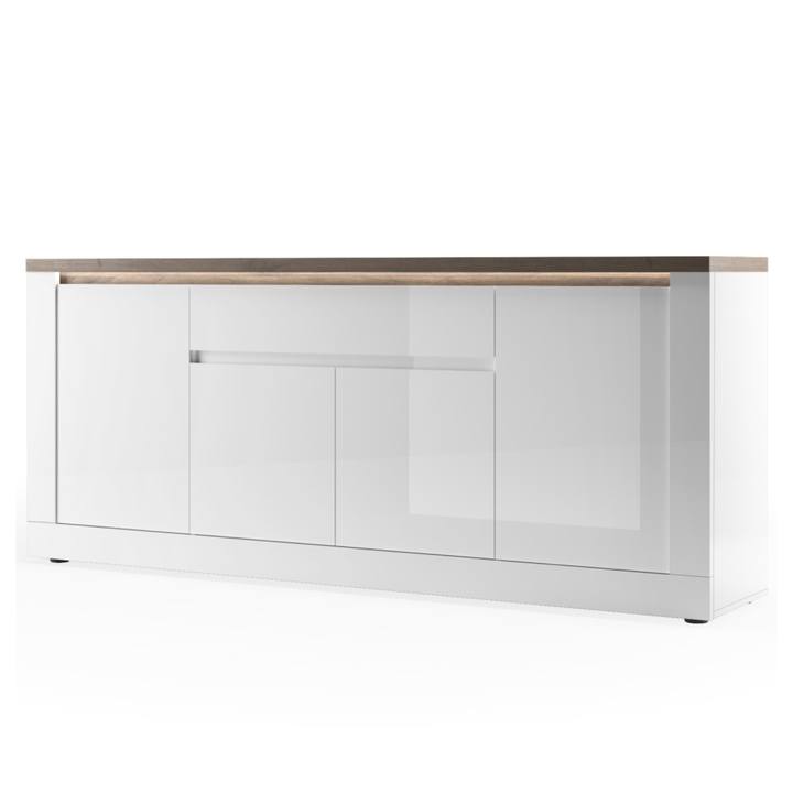 Komoda ISCHIA 7 dub mercure/biela 1