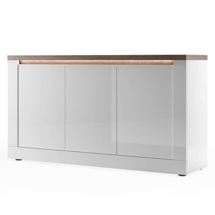 Komoda ISCHIA 8 dub mercure/biela 1