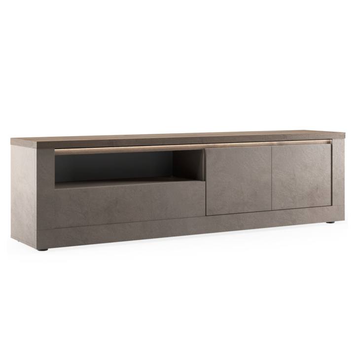 TV komoda ISCHIA 9 dub mercure/bronzová, šírka 207 cm 1