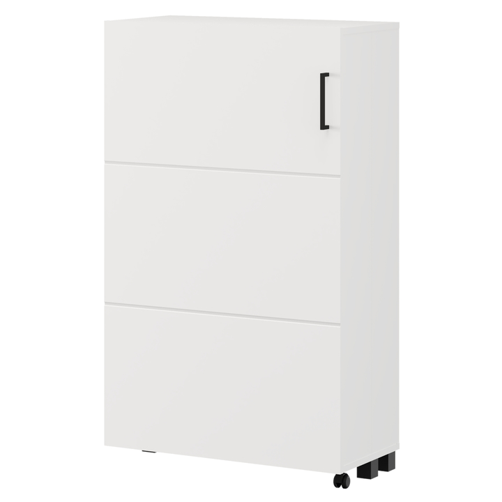 Skriňa na topánky ISLAY 1 opálovo biela 1