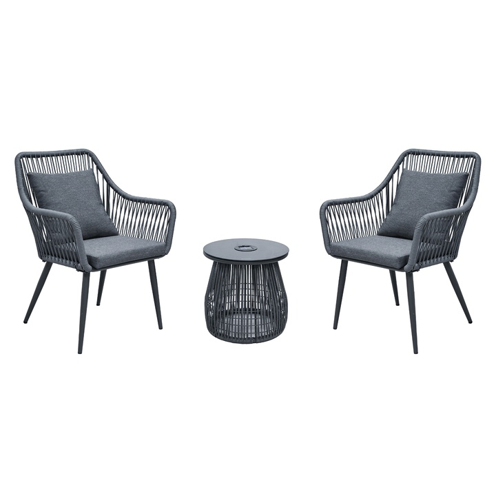 Záhradná zostava IVAH sivá 1