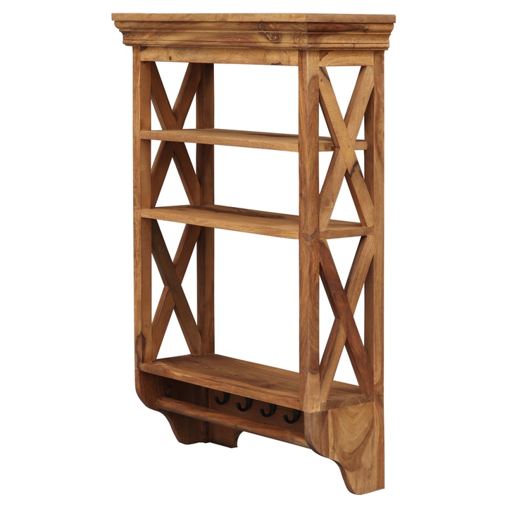 Nástenný regál JALILA 60 palisander 1