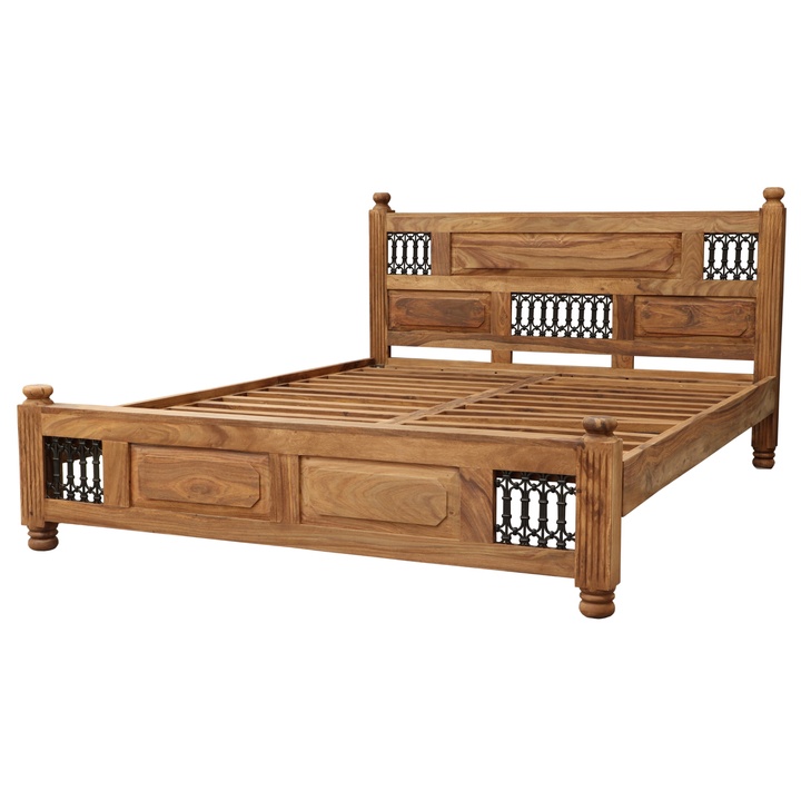 Posteľ s roštom JALILA palisander, 160x200 cm 1