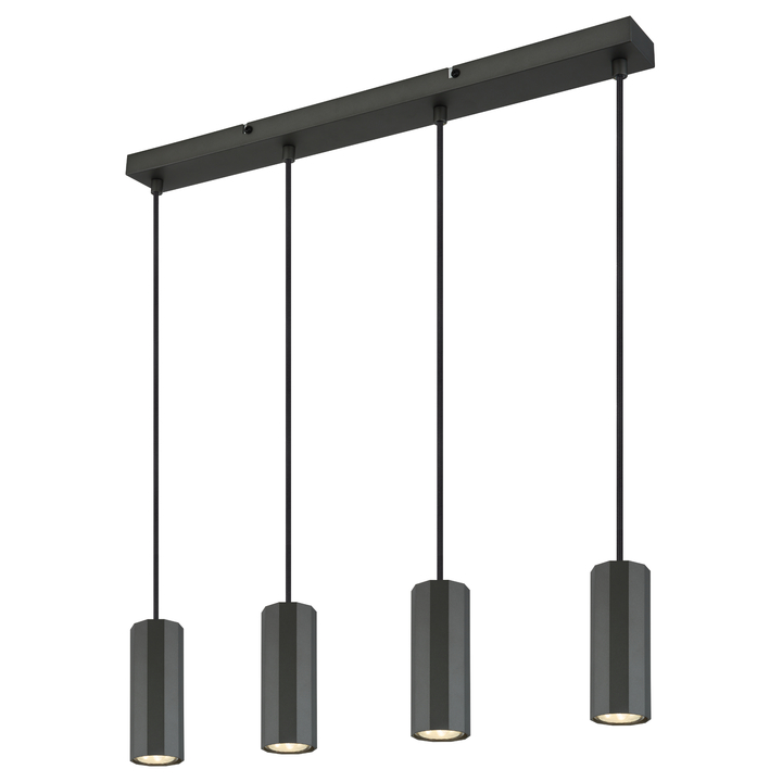 Závesné svietidlo JAMES 4 tmavosivá 1