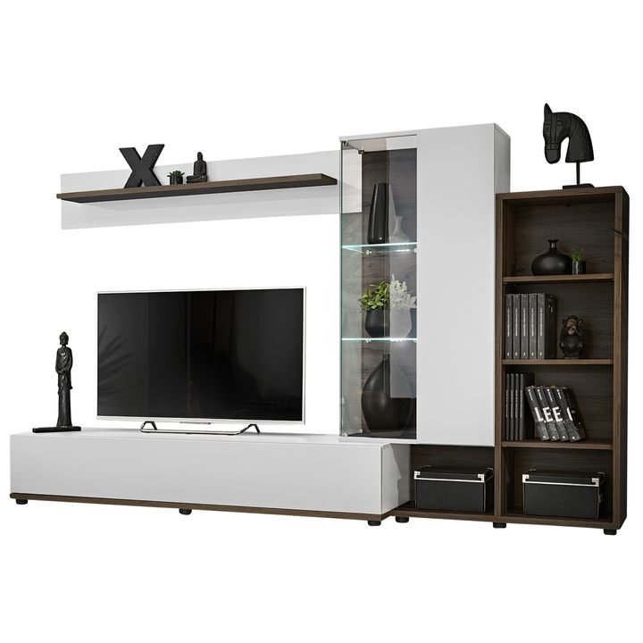 Obývacia stena JAMIL II brest/biela 1