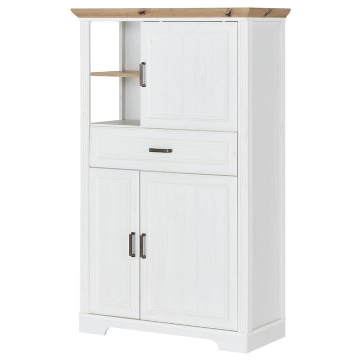 Komoda JASMIN 1 pínia svetlá/dub artisan 1