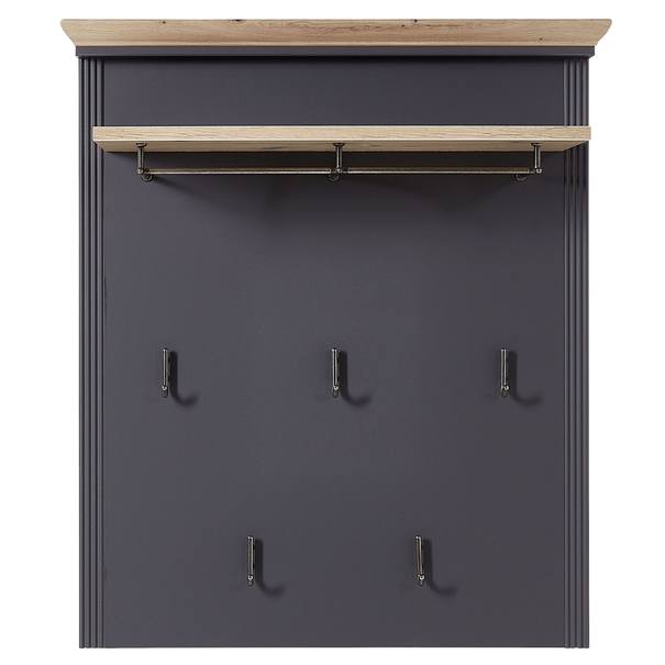 Predsieňový panel JASMIN 2 grafit/dub artisan 1