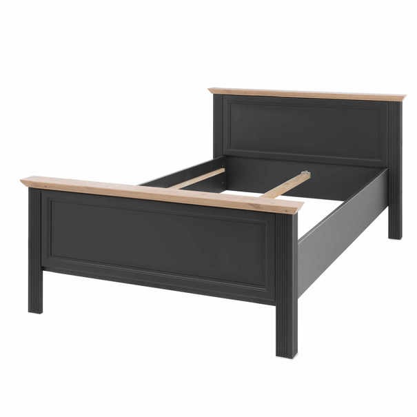 Posteľ JASMIN II grafit/dub artisan, 140x200 cm 1