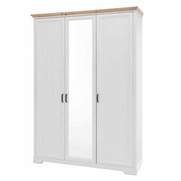 Šatníková skriňa - 3-dverová JASMIN II pínia/dub artisan 1