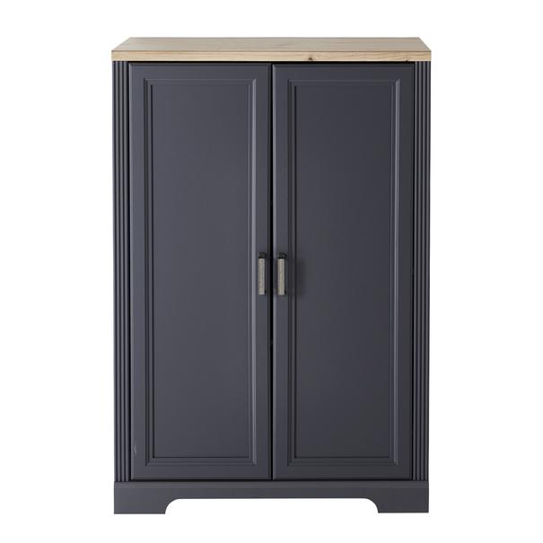 Skriňa do pracovne JASMIN II grafit/dub artisan 1