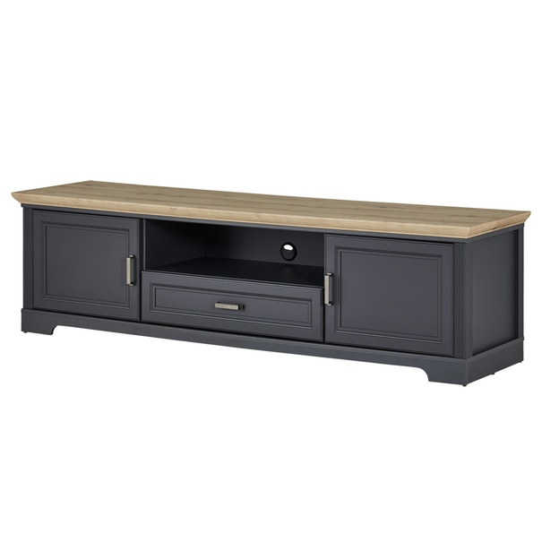 TV komoda JASMIN grafit/dub artisan, šírka 193 cm 1