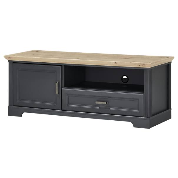 TV komoda JASMIN grafit/dub artisan, šírka 143 cm 1