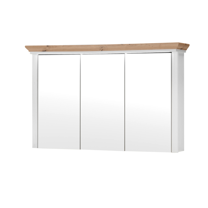 Zrkadlová skrinka JASMIN pínia svetlá/dub artisan 1
