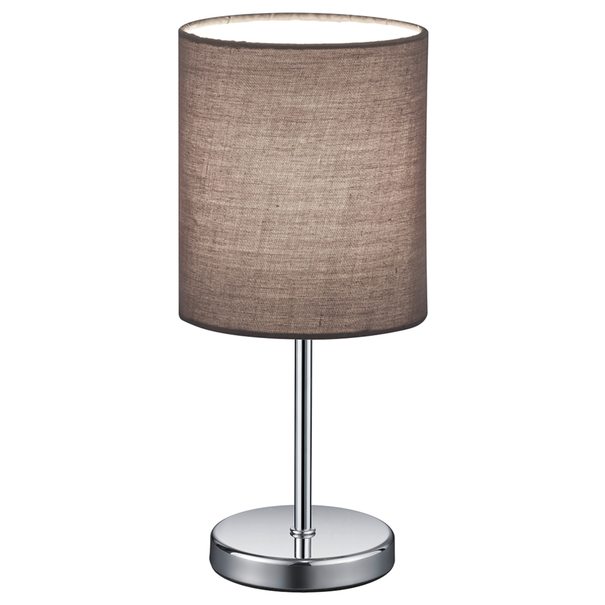 Stolná lampa JERRY sivá 1