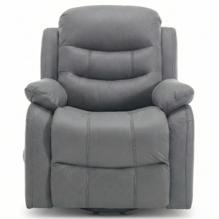 Relaxačné TV kreslo JIMMY III vintage sivá 1