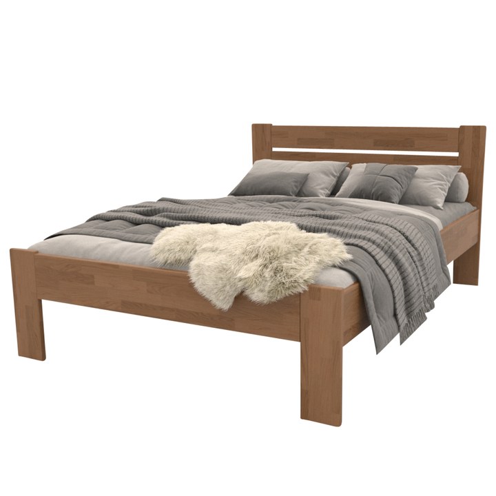 Posteľ JOHANA II dub/svetlý orech, 140x200 cm 1