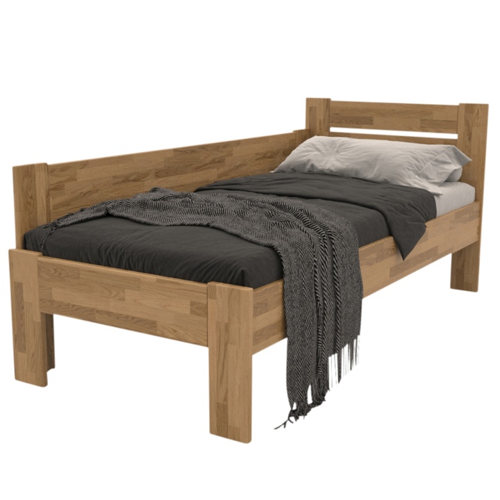 Rohová posteľ JOHANA dub/ľavá, 80x200 cm 1