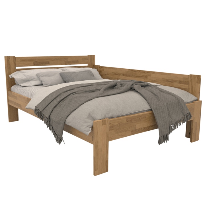 Rohová posteľ JOHANA dub/pravá, 120x200 cm 1