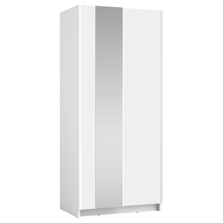 Šatníková skriňa JUDITH biela, šírka 80 cm 1
