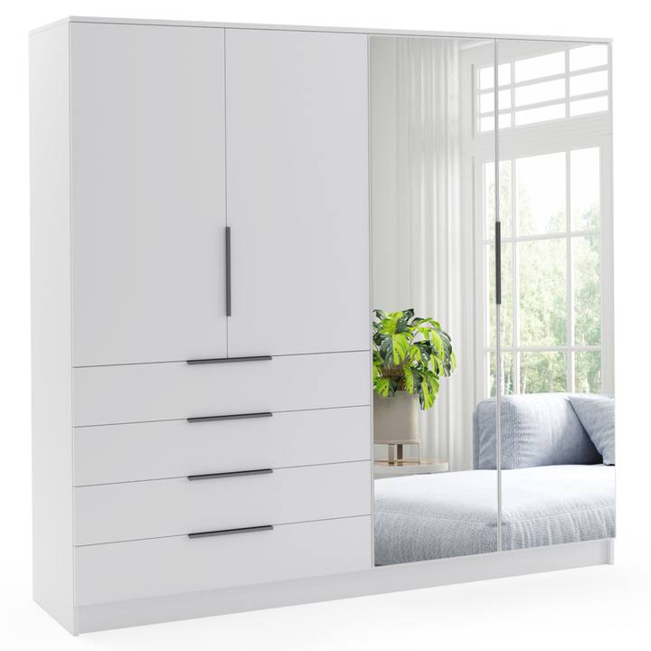 Šatníková skriňa JUMBO II biela 1
