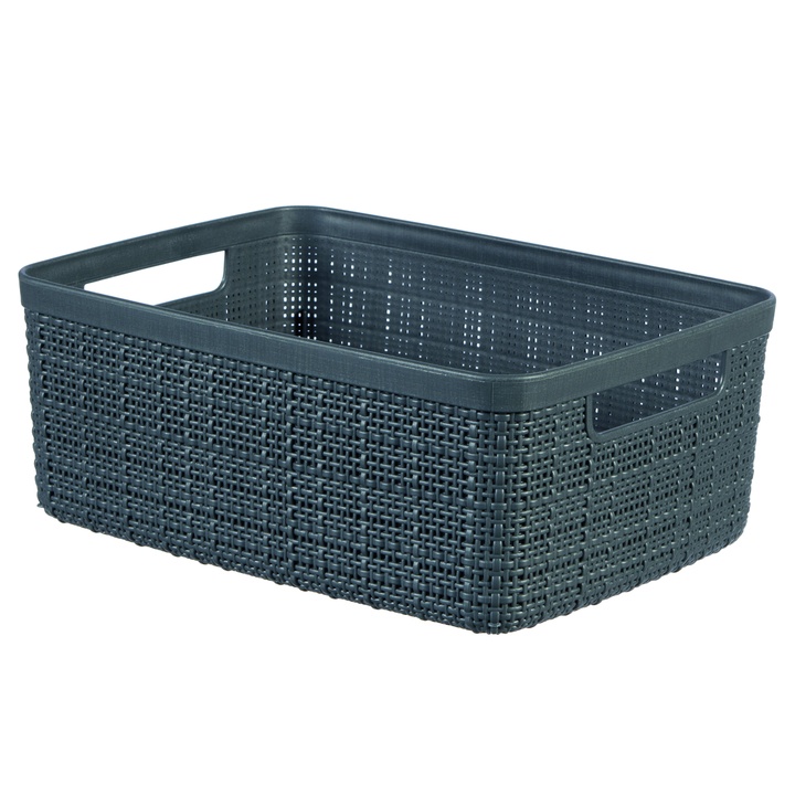 Košík JUTE II sivá, šírka 27 cm 1
