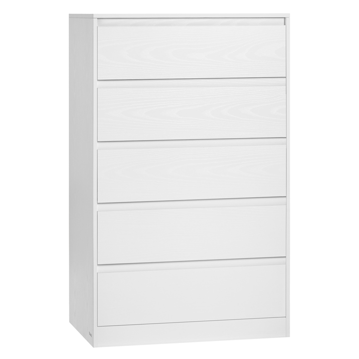 Komoda KAILYN biela, 5 zásuviek 1