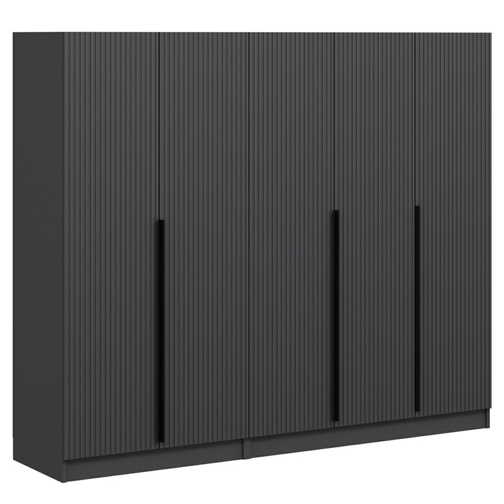 Šatníková skriňa KALE 18 antracitová 1