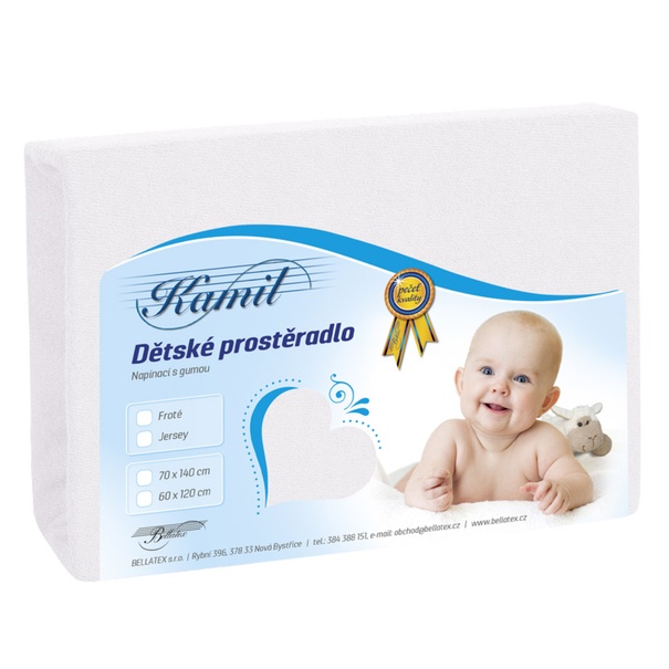 Detské froté prestieradlo KAMIL 001 60x120 cm 1