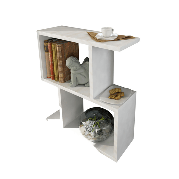 Prístavný stolík KARINUS biela 1