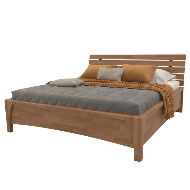 Posteľ KARLA dub/orech svetlý, 160x200 cm 1