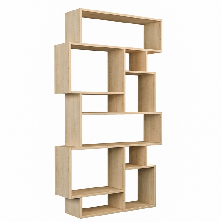 Regál/knižnica KARMATO dub sonoma 1