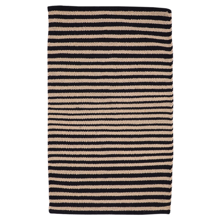 Koberec KATY 1 čierno-béžová, 60x110 cm 1