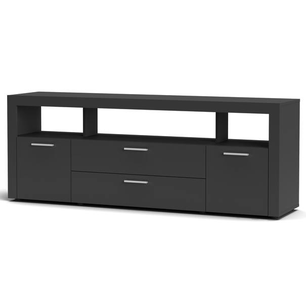 TV komoda KEMI antracitová 1